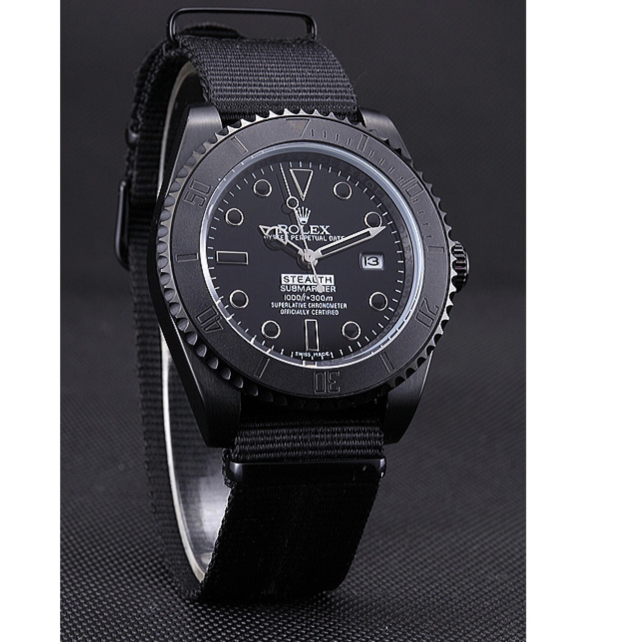 Aaa replica watch Stealth 621993 Submariner Rolex Black 0816